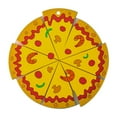 thumbnail image 1 of Boreal Craft Place Mat Pizza Shape Trivet Mat Heat Table Pad For Hot Pots Pans Dishes Outdoor Place Mats for Dining Kitchen Table round Place Mats Indoor Dining Thanksgiving Table Table Setting for 4, 1 of 7