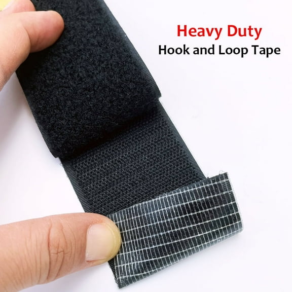 1 Meter Heavy-Duty Adhesive Velcro Strip – Waterproof, Durable for Fabric, Automotive & Home Decor – 50mm Width