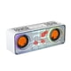 thumbnail image 1 of Pisexur Electrónica para Hombres Altavoz Bluetooth Inalámbrico Mecánico Transparente de Doble Altavoz Lámpara Colorida de Acero con Vibración Película Audio Electrónica para Niños Organizador de Elec, 1 of 6