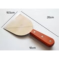 thumbnail image 4 of FLINT- New Creative Stainless Steel Teppanyaki Barbecue Spatula Wood Handle, 4 of 4