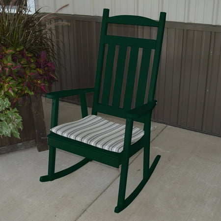 A & L Furniture Yellow Pine Classic Porch Rocker