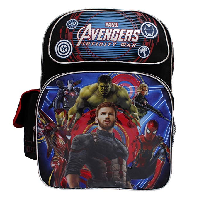 Backpack - Marvel - Avengers Movie - Infinity War Team Black New 141356-2