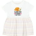 thumbnail image 3 of Inktastic Hanukkah Cute Latke Dreidel Girls Baby Dress, 3 of 5