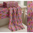 thumbnail image 6 of Soimoi Pink Cotton Cambric Fabric Lily & Pine Fruits Decor Fabric Printed Yard 56 Inch Wide, 6 of 7