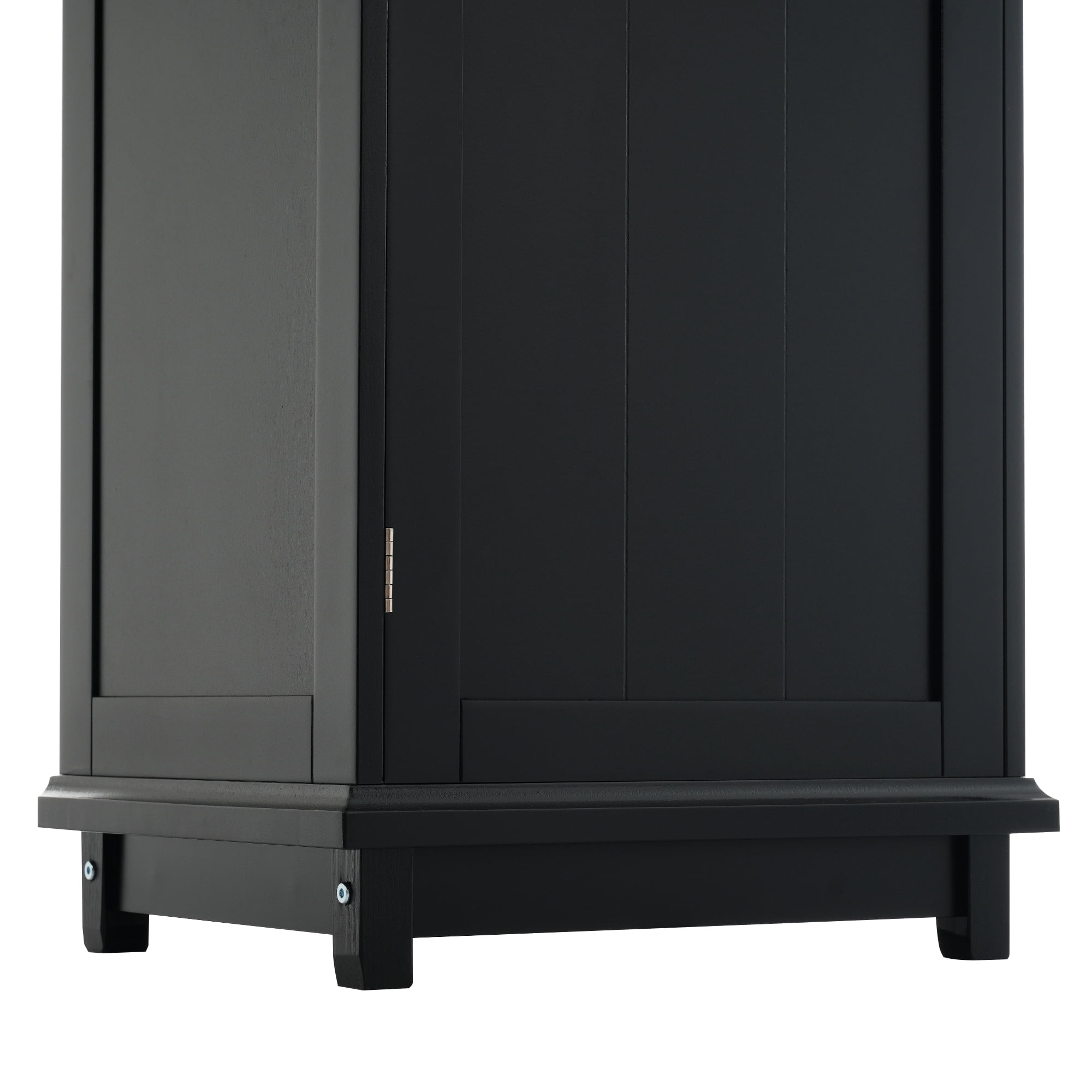 MAYEERTY 63" Freestanding Tall Bathroom Storage Cabinet - With Glass Doors, Tall Storage Solution for Bathrooms