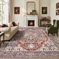 thumbnail image 3 of CHITOOMA 9'x12' Boho Area Rugs for Living Room, Machine Washable Area Rug with Non-Slip Backing, Stain Resistant Non-Shed Carpet for Bedroom, Dining Room, Dorm, Office, 3 of 12