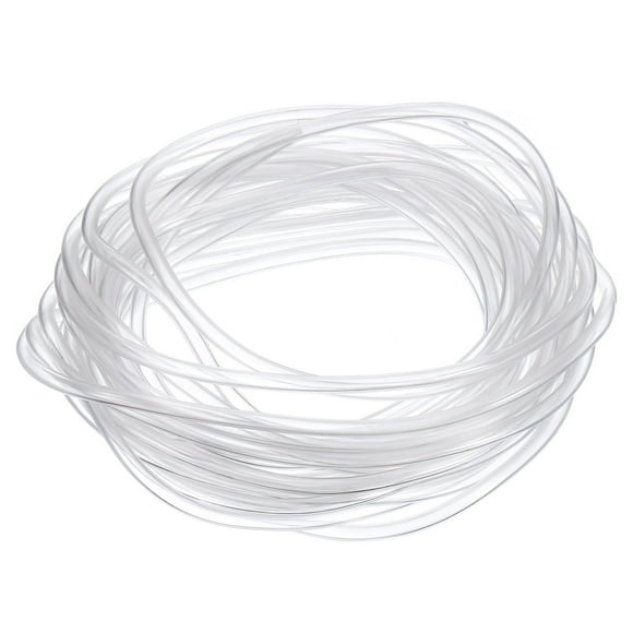 Tubing, 2mm ID x 3mm OD - 13 Feet Long Clear Vinyl Water Pipe, Lightweight Plastic Flexible