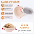 thumbnail image 7 of Bread Proofing Basket Set – Pastry Tool & Sourdough Starter Kit for Homemade Bread, 9" Round & 10" Oval Sourdough Baskets with Baking Tools, 7 of 7