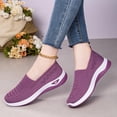 thumbnail image 2 of Women Wide Width Breathable Walking Comfortable Slip on Sneakers Lightweight Sneaker Nurse Shoes Arch Support Sneakers Breathable Soft Running Shoes Anti Skid Sports Diabetic Foam Shoes, 2 of 9