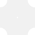 thumbnail image 4 of 26"OD x 1"ID x 8 1/2"C x 1"P Haus Architectural Grade PVC Contemporary Ceiling Medallion, 4 of 11