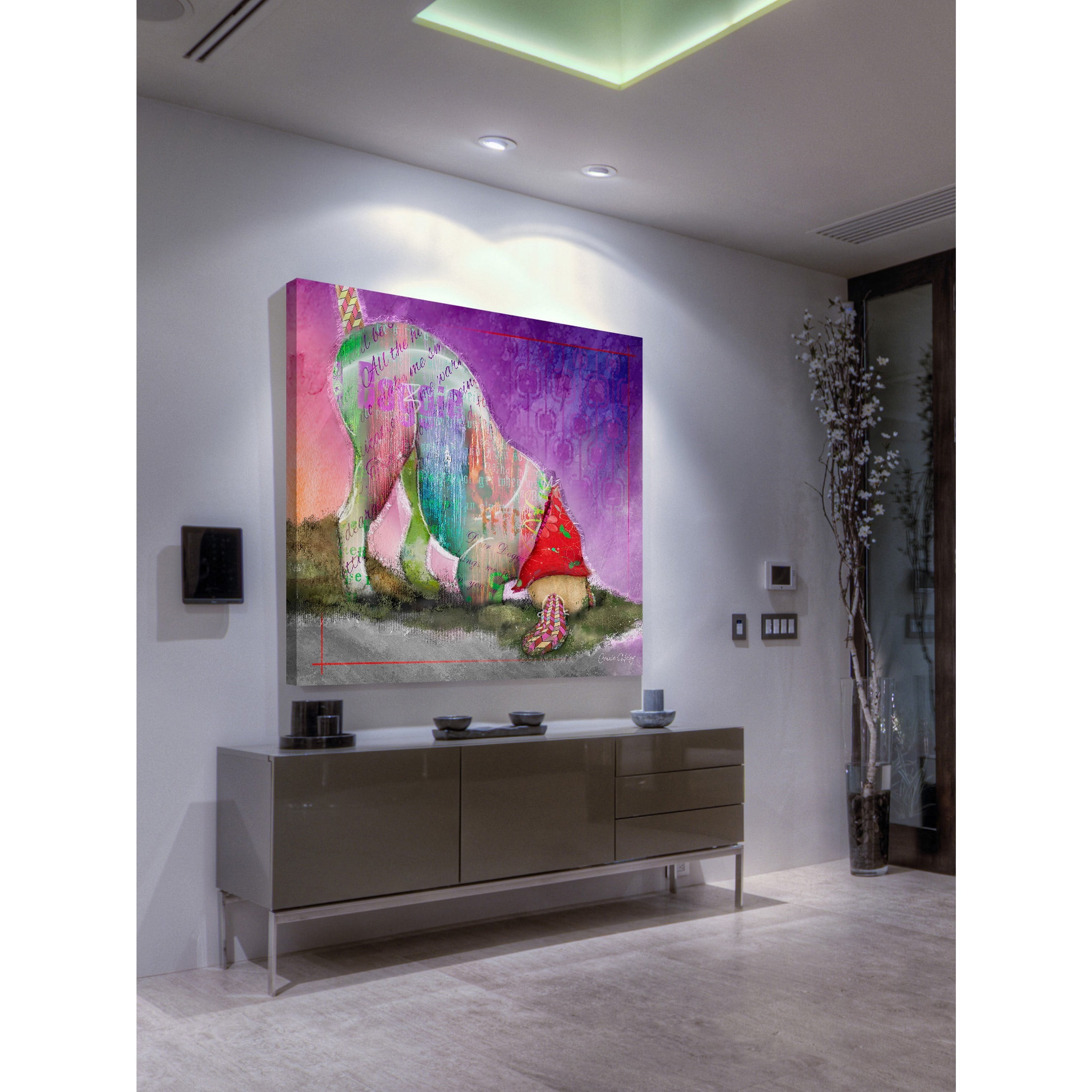 Marmont Hill "Dig It II" by Connie Haley Painting Print on Wrapped Canvas