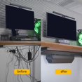 thumbnail image 6 of YuYoulan Wire Storage Holder Table Under Computer Cable Organization Rack Computer Line, 6 of 13
