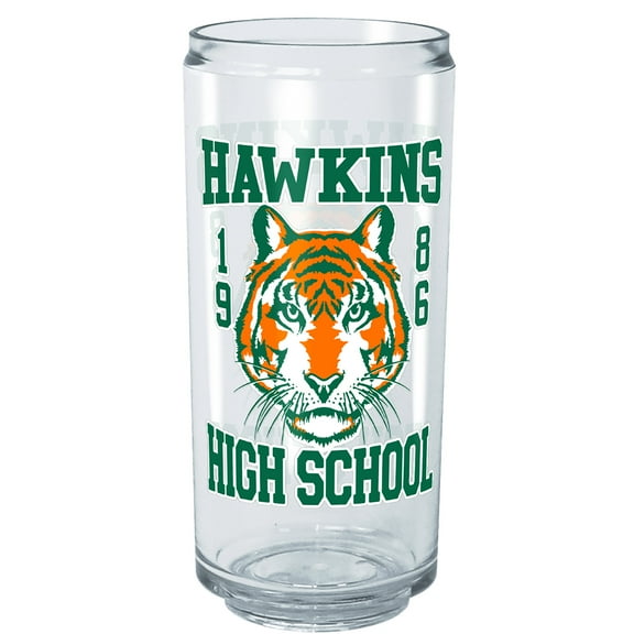 Netflix Stranger Things Hawkins High Mascot Tritan Can Shaped Cup Clear 16 oz.