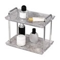 thumbnail image 1 of Hyasfey Storage Rack Bathroom Organizer Durable Construction Space-saving 2-Tier Storage Holder Bathroom Counter Organizer, 1 of 8