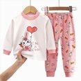 thumbnail image 4 of Gibobby Toddler Kids Boy Long Clothing Set 0 6 12 18 24 Months 2T 3T Toddler Boys Outfits Long Sleeve Prints Tops Pants Child 2Pcs Set Kids Fall Winter Clothes for Boys Set(4-5 Years,Pink), 4 of 4