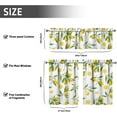 thumbnail image 7 of Lemon Kitchen Curtains Sets for Windows Lemon Summer Curtain Sink Window Valance 3 Piece Set Yellow Kitchen Tier Curtains 3 Panels Decor for Living Room Bedroom, 7 of 7