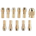 thumbnail image 4 of Wear Resistant 10Pcs Drill Collet, Copper Collet, For Mini Power Drill  Tool Electric Grinder, 4 of 8