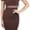 Brown, variant on ToBeInStyle Women's Lightweight, Ruched Top, Fishnet Dress