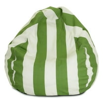 Majestic Home Goods Vertical Stripe Large Classic Bean Bag Chair, Multiple Colors