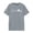 Gray, variant on Womens Work Shirts Graphic Print Short Sleeve Crew Neck Soft Basic Womens Athletic Tops,Grey,2XL
