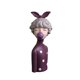 thumbnail image 1 of Bonita estatua de niña, regalo de cumpleaños moderno, escultura de mesa coleccionable, adorno artesanal Púrpura, 1 of 5
