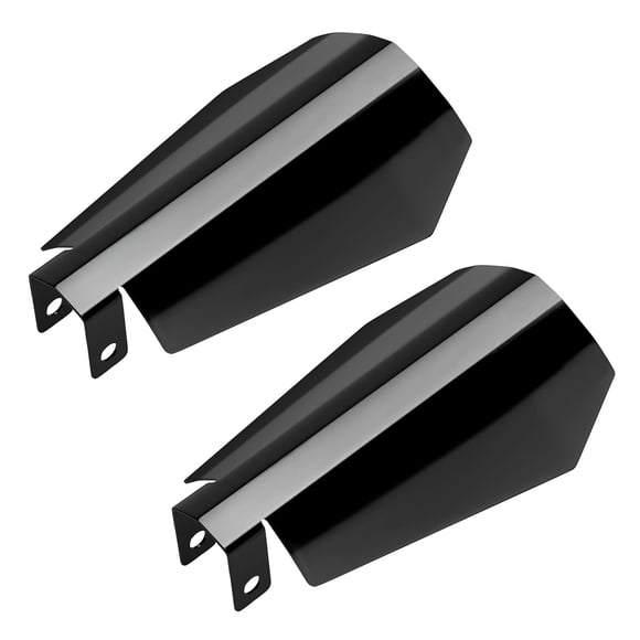 PBYMT Gloss Black Coffin Cut Handguards Hand Guards Compatible for Harley Davidson Touring Sportster Dyna 2006-2023 (Cable Clutch Style-Medium)