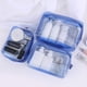 thumbnail image 4 of Neceser Transparente 4 Piezas （Diferentes Tamaños） Neceser de PVC para Avión Neceser de Maquillaje Impermeable Neceser de Cosméticos Set de Viaje Transparente Neceser para Hombres, Mujeres, Niños,, 4 of 8