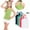 White C, variant on SGFCWSX Kids Racerback Tank Tops 5 Pack Solid Color Sleeveless Basic Top Hot Pink Size 6 Years