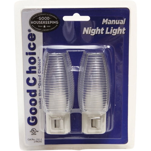 Good Choice 2pk Manual Incandescent Night Light