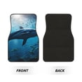 thumbnail image 7 of Salouo Ocean Dolphin Fish School for 4-Piece Floor Mats, Custom Fit Car Mats All-Weather Car Foot Mats Automotive Floor Mats for Cars, Trucks, SUVs, Vehicle Floor Liner, 7 of 7