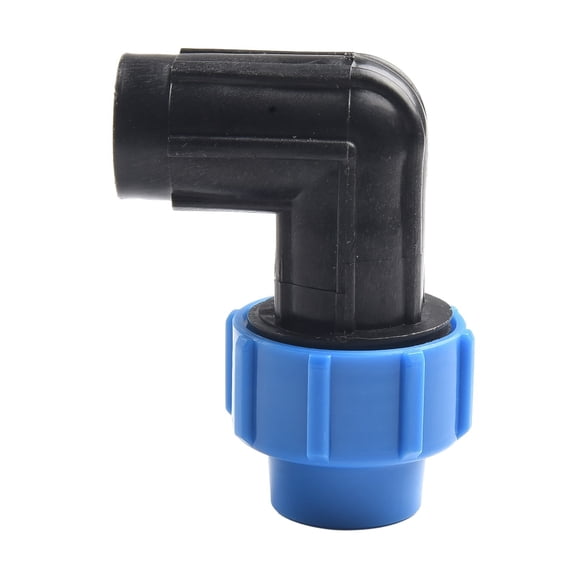1pc New 90° Elbow Water Pipe Fittings Screw Joint With Female Thread PE
