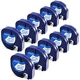 thumbnail image 6 of Markdomain Label Tape Replacement Compatible for Dymo LetraTag Refills White Plastic 91331 for LetraTag Label Maker LT-100H LT-100T LT-110T QX50, 1/2 Inch x 13 Ft (12mm x 4m), 10-Pack, 6 of 11
