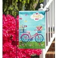 thumbnail image 2 of Bike Ride Blooms Garden Flag 2 Sided Decorative, 2 of 4