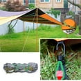 thumbnail image 6 of 12/20Pcs 15Cm Bungee Cord Hooks Anti-Rust Paint Spiral Wire Hooks With Separable Reflective Elastic Rope Heavy Duty Strapping Tape Hooks For Camping Trucks Boats-Green&20Pcs, 6 of 7