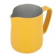 thumbnail image 2 of Jarra de acero inoxidable para espumar leche, 600 ml, para uso en cafeterías domésticas, color amarillo, 2 of 9