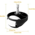 thumbnail image 2 of Diseño innovador, ruedas delanteras con ruedas para aspiradora Roomba, fácil instalación, respetuosas con el medio ambiente, 2 paquetes, 2 of 7