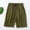 M-Army Green, variant on Kcodviy Men's Overalls Pants I Fit Men Shorts Outdoor Elastic Loose Soft Mens Skate Shorts Pants Spring and Autumn Men's Linen Shorts Pants