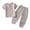0-Grey&186, variant on Tiijoy Infant Boys Outfits Kids Lightweight Short Sleeve Tshirt Pants Set, Sizes 18-24M