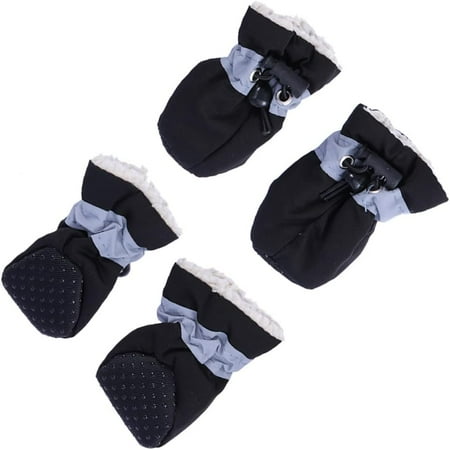 Rainboots Shoes Dogs ShoesWarm Pet Shoes Dog Winter Shoes Dogs Boots Protector Puppy Shoes Dog Shoes Pet Black Rain Boots Warm Dog Shoes Shoes