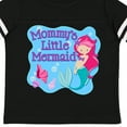 thumbnail image 4 of Inktastic Mommy's Little Mermaid Girls Toddler T-Shirt, 4 of 5
