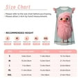 thumbnail image 3 of Balery Adorable Pink Fluffy Birds Camisón de princesa para niñas, pijama de algodón con mangas abullonadas, suave y bonito.-Medium, 3 of 6
