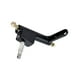thumbnail image 5 of Muñón de dirección del husillo,Compatible con muñón de dirección del eje derecho,Eje de dirección de alto rendimiento,color negro,Junta de dirección Eje principal Accesorios para karts, 5 of 8