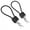 Black, variant on Beacozofu 2 Pack Cable Locks, 11 in Long, Keyed Padlock for Cabinets, Bikes & Luggage