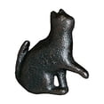thumbnail image 1 of Mohdy Poignée de Porte en Métal Rétro à Thème Chat, Poignées de Tiroir en Fer en Forme de Chat pour Armoire Garde-Robe, Inclut:1x Poignée, Matériau:Haute Qualité, 1 of 2