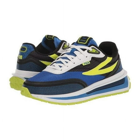 Fila Renno Premium Low Trainers Sports Sneakers Men Shoes Black/blue Size 12 New