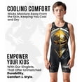thumbnail image 4 of Exxact Sports Sublimated Youth Wrestling Singlet For Boys, Premium Powerlifting Singlet, Kids Wrestling Singlets For Training (YS, Spartans), 4 of 7