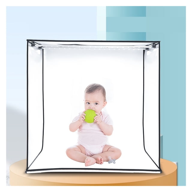 Lampe Photo Studio Softboxes Portable Pliable Dimmable Kit de Table de Photographie, Facile à Utiliser