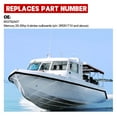 thumbnail image 7 of SPEEDWOW Water Pump Impeller Repair Kit, 853792A07 Water Pump Impeller Repair Kit for Mercury and Mariner 25-30 Hp 4-Stroke Outboards Replaces 853792A07, 7 of 7