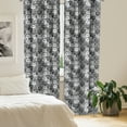 thumbnail image 3 of Ambesonne Owl Print 4-Panel Curtains, Night Birds Eyes Graphic, 56"x84", Dimgray Grey, 3 of 4