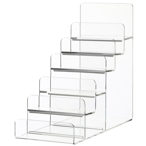 1 PC Rack de almacenamiento acrílico Rack de almacenamiento Multi capas estantes de gafas